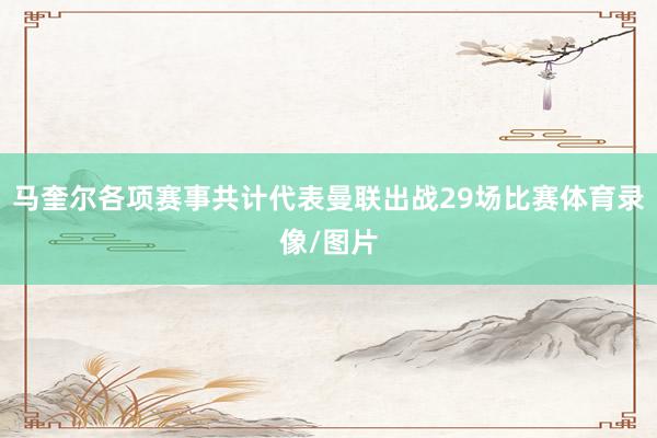 马奎尔各项赛事共计代表曼联出战29场比赛体育录像/图片