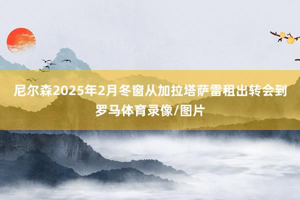 尼尔森2025年2月冬窗从加拉塔萨雷租出转会到罗马体育录像/图片