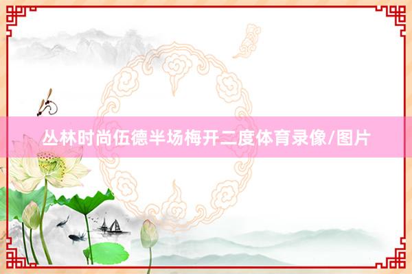 丛林时尚伍德半场梅开二度体育录像/图片