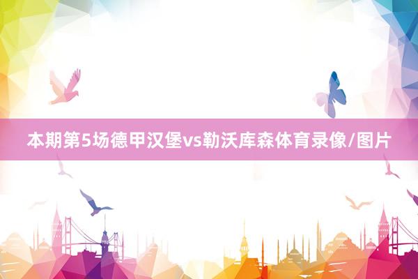 本期第5场德甲汉堡vs勒沃库森体育录像/图片
