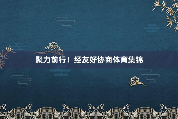 聚力前行！经友好协商体育集锦