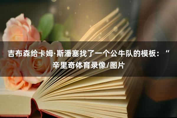 吉布森给卡姆·斯潘塞找了一个公牛队的模板：“辛里奇体育录像/图片