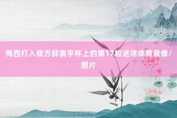 梅西打入我方辞寰宇杯上的第17粒进球体育录像/图片
